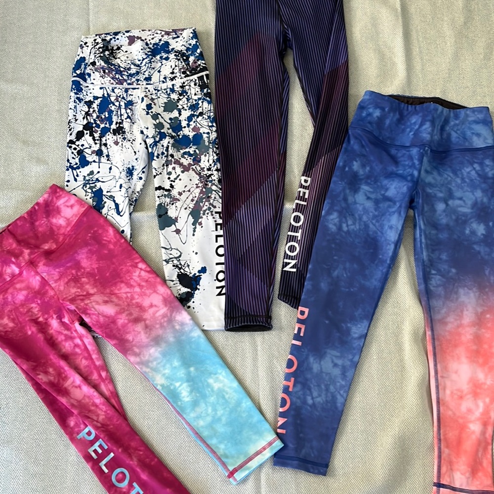 4 Pieces Peloton Capri (3) and Tights (1)